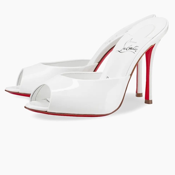 Christian Louboutin Shoes - NIB Christian Louboutin Me Dolly 100MM Patent Leather Mules Retails $845
